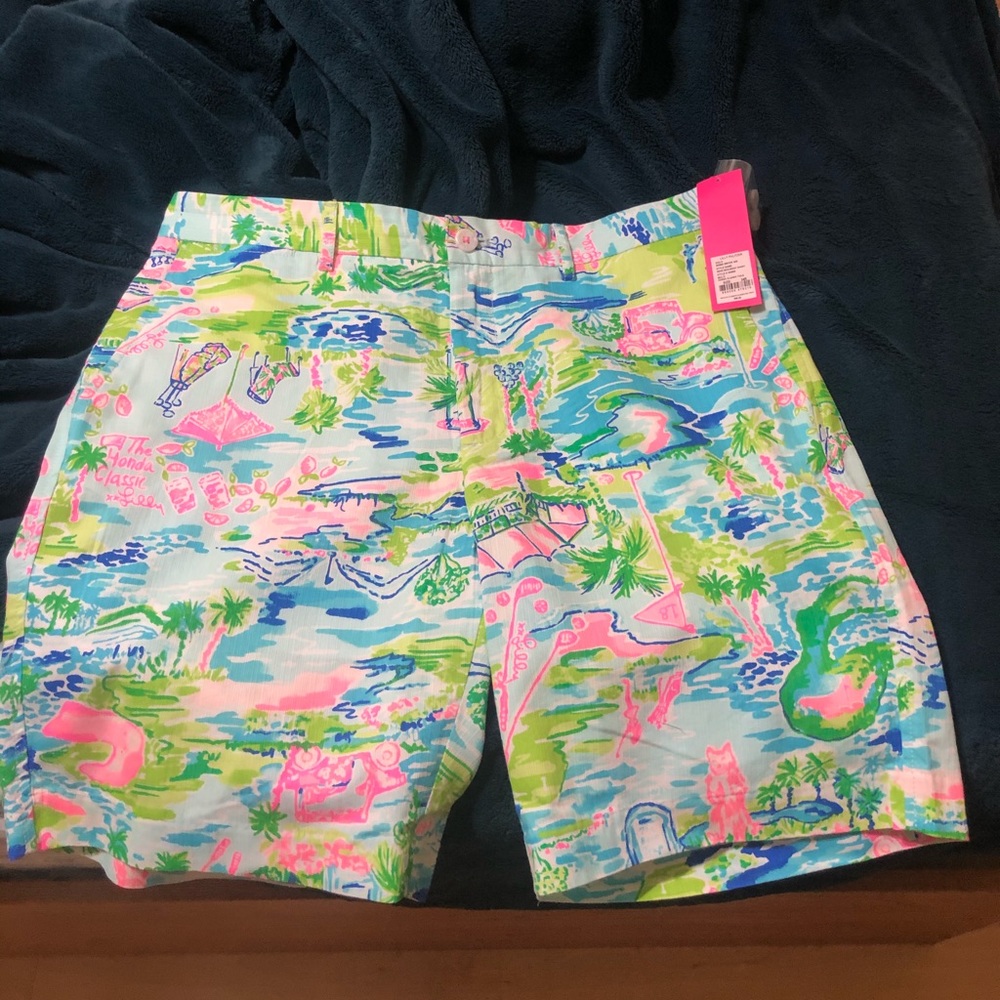 Lilly Pulitzer men Honda Classic shorts size 34